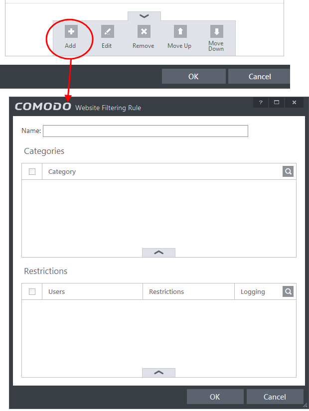 Comodo website filtering not working decode csr comodo